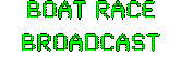 boat race broadcast